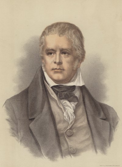 Sir Walter Scott, Scottish novelist and poet by English School